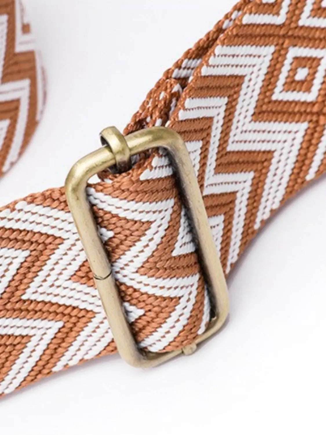 PU Leather Removable Strap Crossbody Bag - KADAUT
