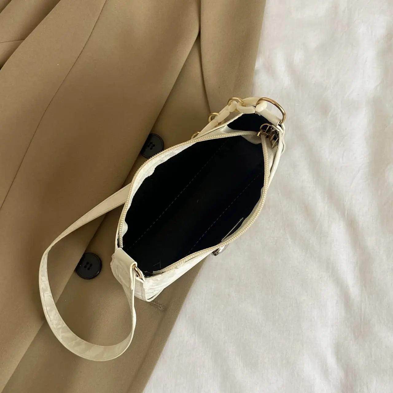 Bow PU Leather Shoulder Bag - KADAUT