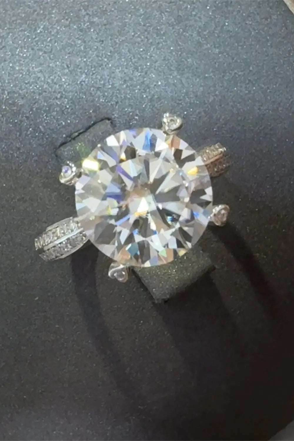 5 Carat Moissanite 925 Sterling Silver Ring - KADAUT
