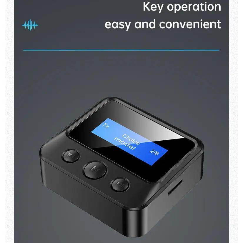 2-in-1 Bluetooth audio adapter Bluetooth audio transmitter receiver Bluetooth 5.0 receiver - KADAUT