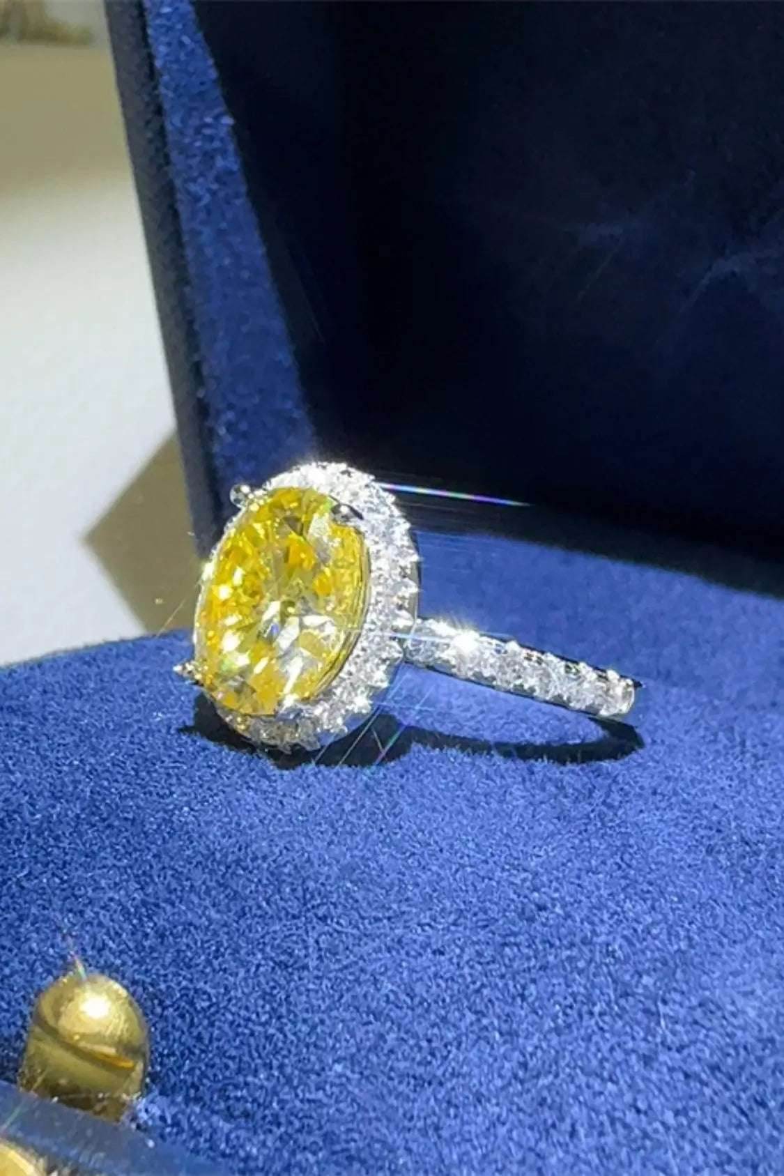 3 Carat Moissanite 925 Sterling Silver Ring - KADAUT