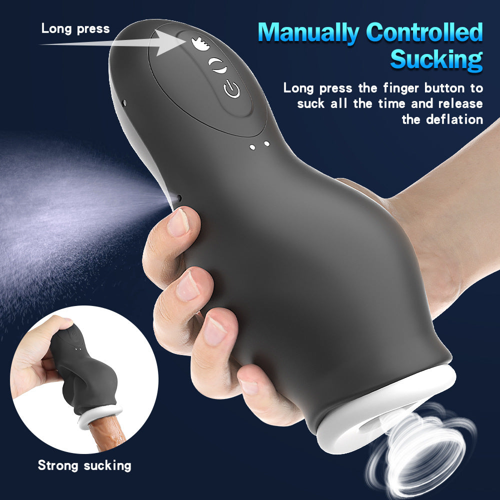 Vibrating Sucking Massager Penis Exerciser Adult Sex Erotic Products