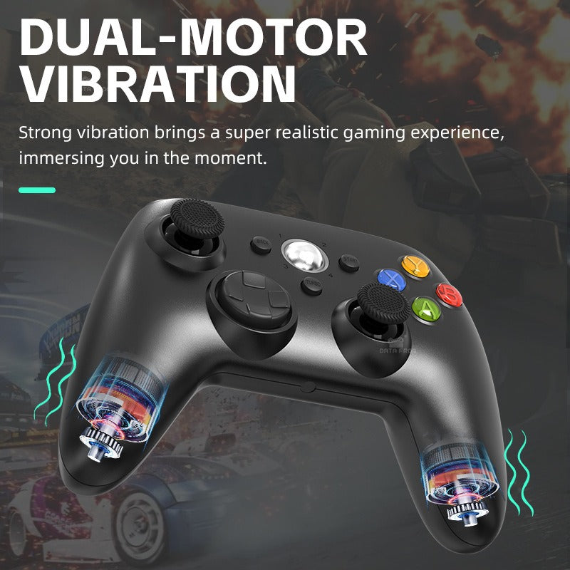 Wireless controller with Turbo function compatible with PC