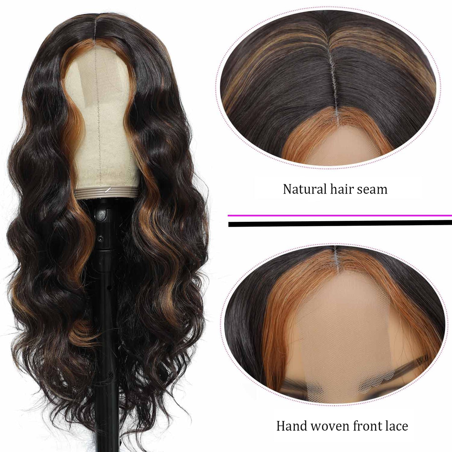 Small Lace Wig Headsets with Intermediate  Long Curly Wigs