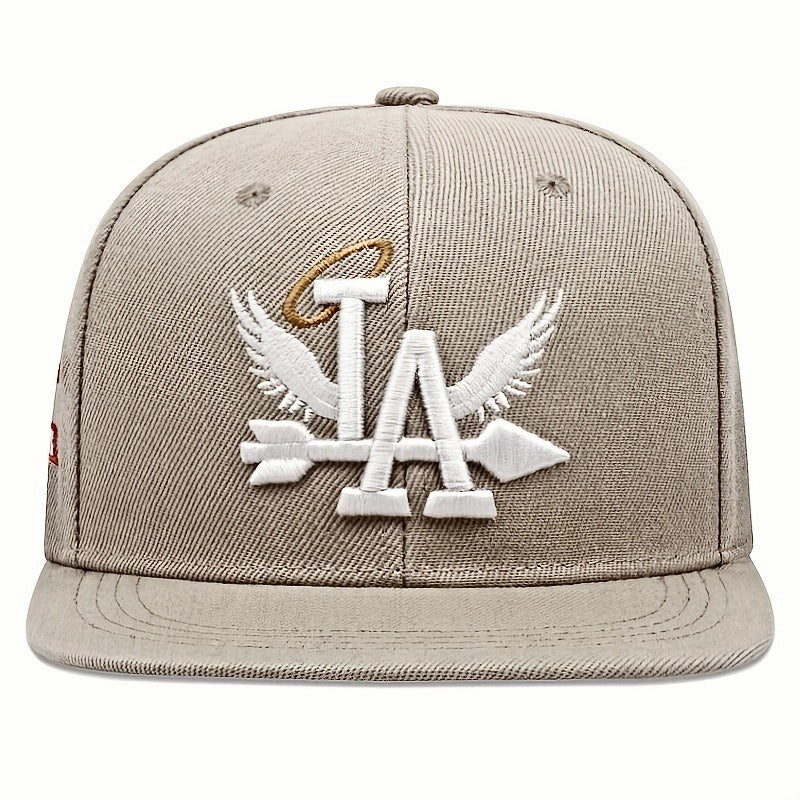 Hip hop hat flat top baseball hat men's flat hat coconut tree flat edge hat