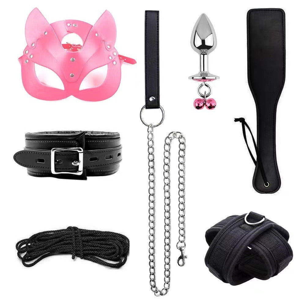 Set Handcuffs Ankle Cuffs Conditioning Bondage Alternative Toys