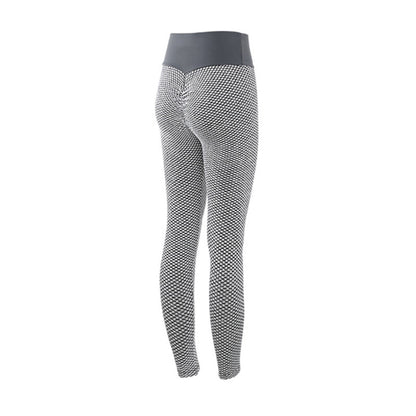 Plaid Leggings Fitness Yoga Pants Seamless High Waist Breathable Gym Leggings