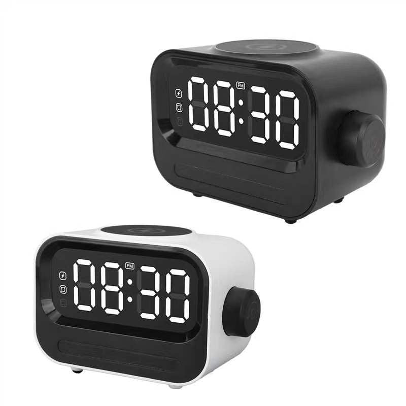 Alarm clock wireless charging Bluetooth speaker