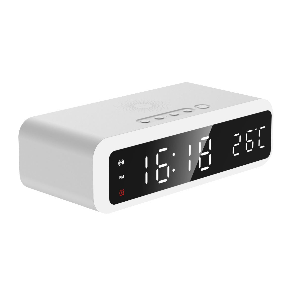 Multifunctional digital alarm clock wireless charging