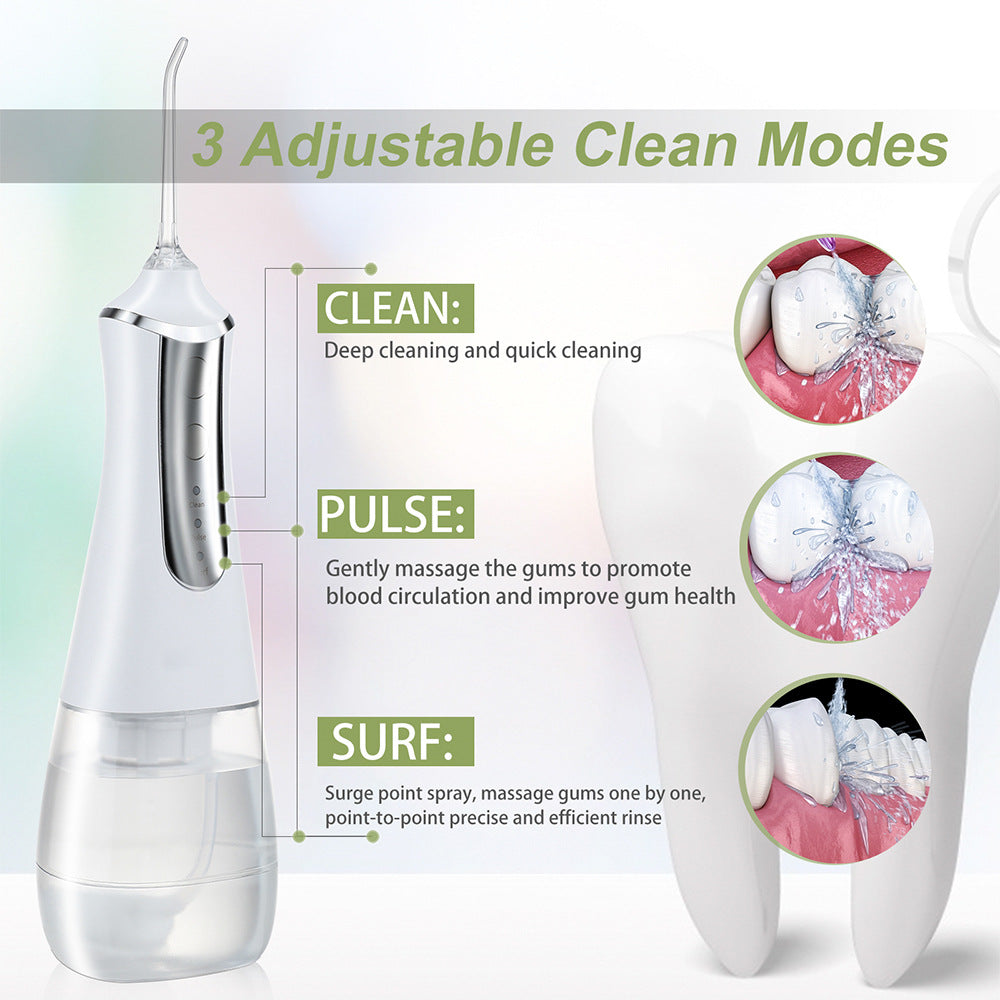 3-Speed Tooth Rinser Electric Oral Tooth Cleaning Device