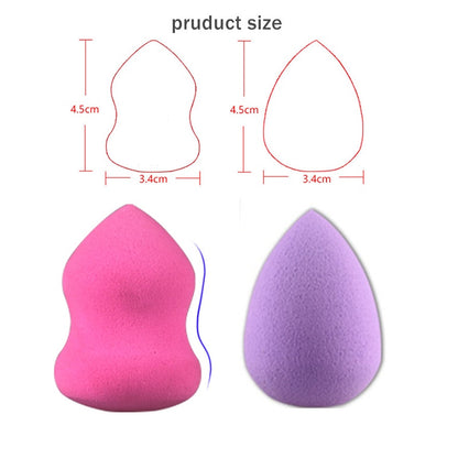 4Pcs/set Mini Beauty Soft Makeup Sponge