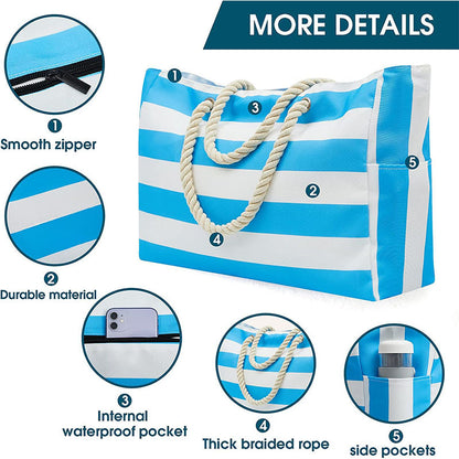 Large capacity beach bag