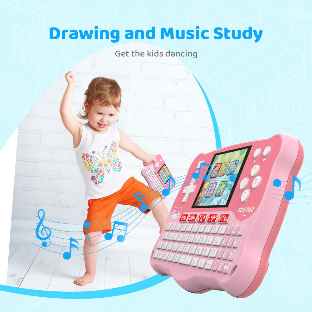 Multi functional children's tablet alphanumeric music voice learning