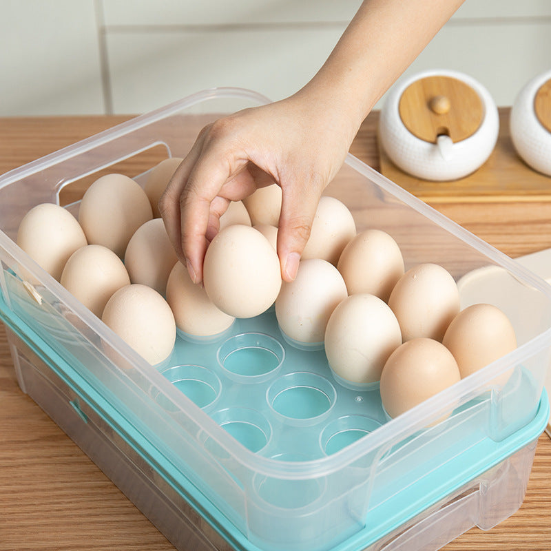 Stacked With Lid Egg Storage Box