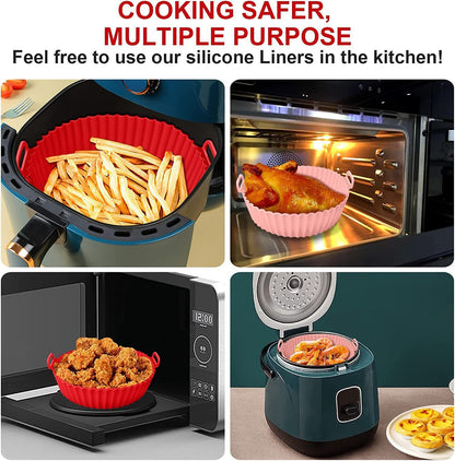 Foldable AirFryer Silicone. heat-resistant, food grade