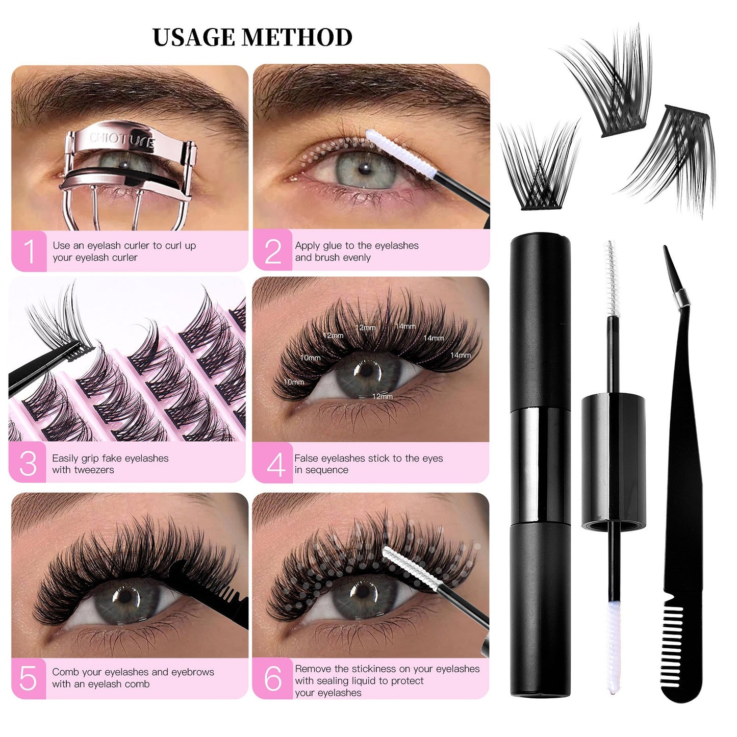 Eyelash DIY Eyelash Extensions Kit