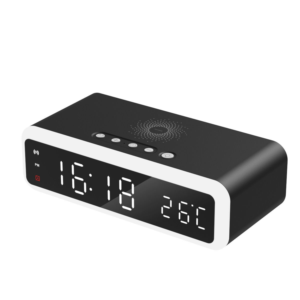 Multifunctional digital alarm clock wireless charging