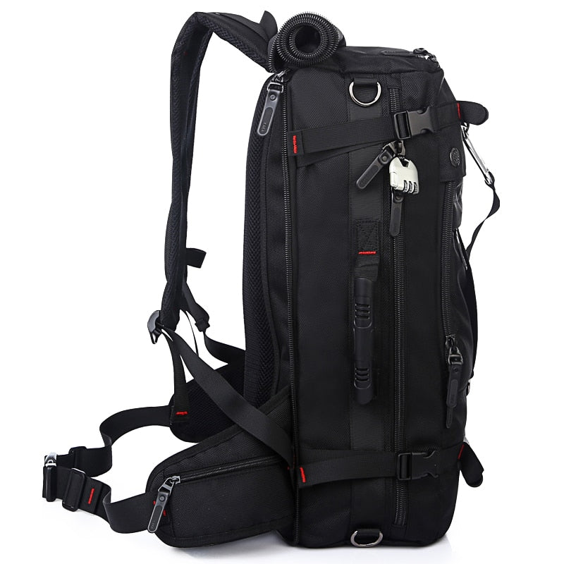 Multifunctional Waterproof Backpack Luggage Bag