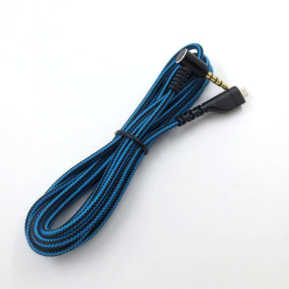 Arctis 3 5 7 Sairui Ice Gaming Earphone Cable Blue Black Stripe Audio Cable