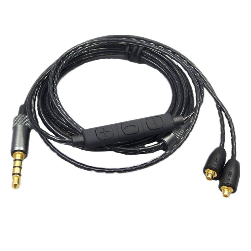 MMCX SE215 SE535 SE846 UE900 volume adjustable headphone cable