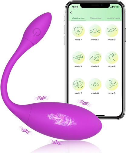 G-Spot Egg Vibrator Vibrating Wearable with APP Control Pantie Vibe Dildo