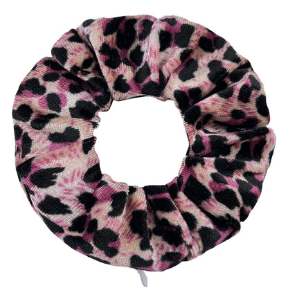 Tie dye velvet zipper large intestine loop