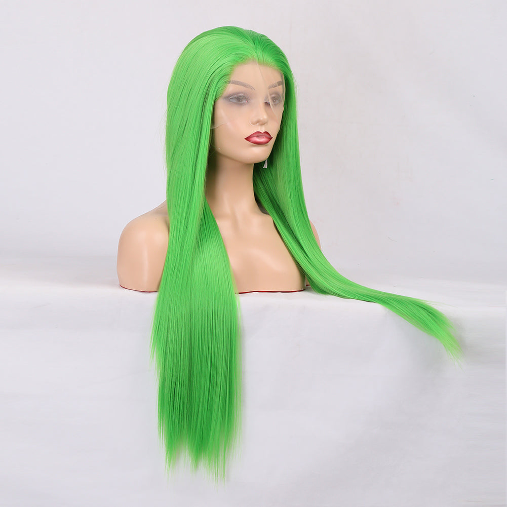 Wig Female Long Hair Chemical Fiber Front Lace