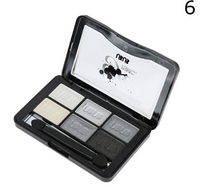 6 Colors Roast Eye Shadow Powder Makeup Palette