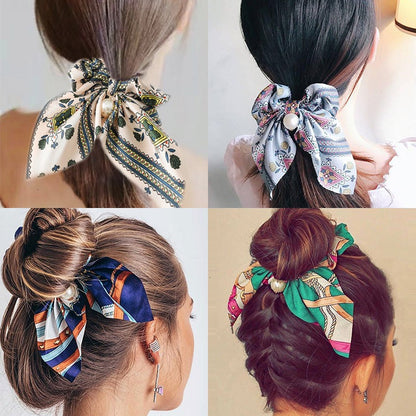 Large Intestine Ring Hair Loop Women's Bundle Hair Knot Big Bow Knot Hair Rope