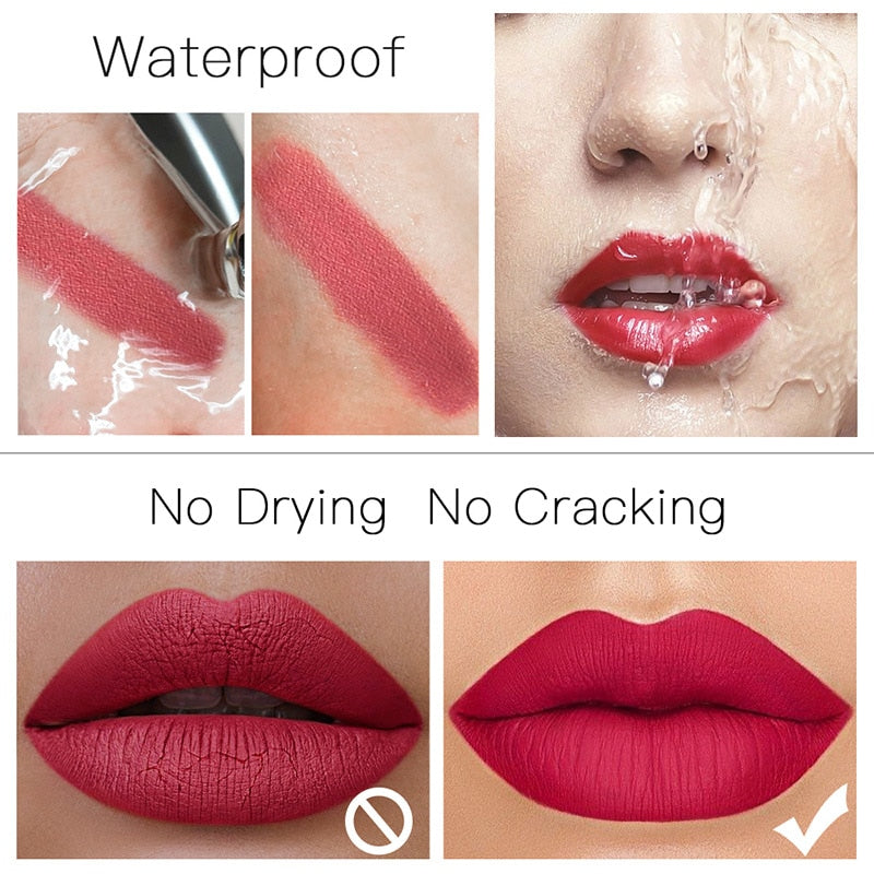 Make Up Waterproof Nude Lipstick Long Lasting