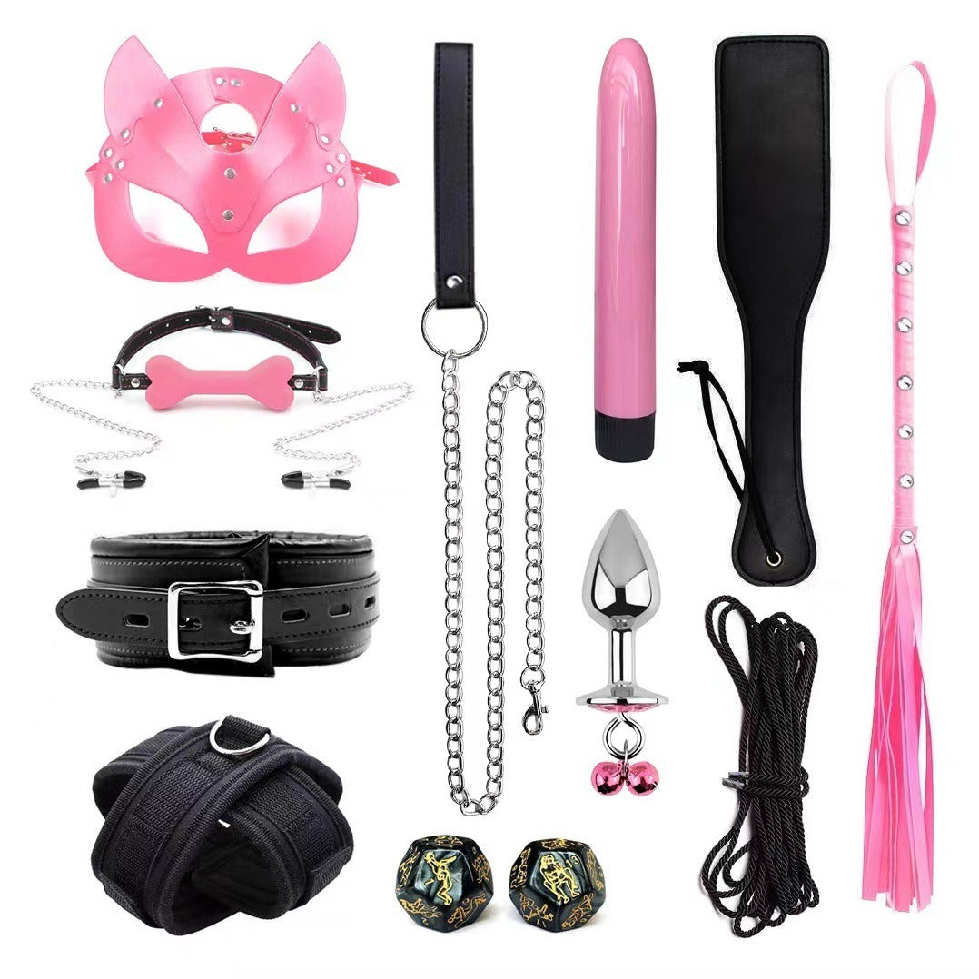 Set Handcuffs Ankle Cuffs Conditioning Bondage Alternative Toys