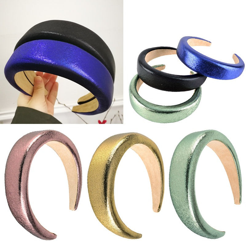 Bright Sponge Hair Hoop Wide Edge