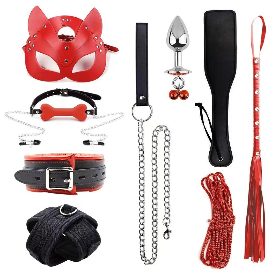 Set Handcuffs Ankle Cuffs Conditioning Bondage Alternative Toys