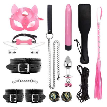 Set Handcuffs Ankle Cuffs Conditioning Bondage Alternative Toys