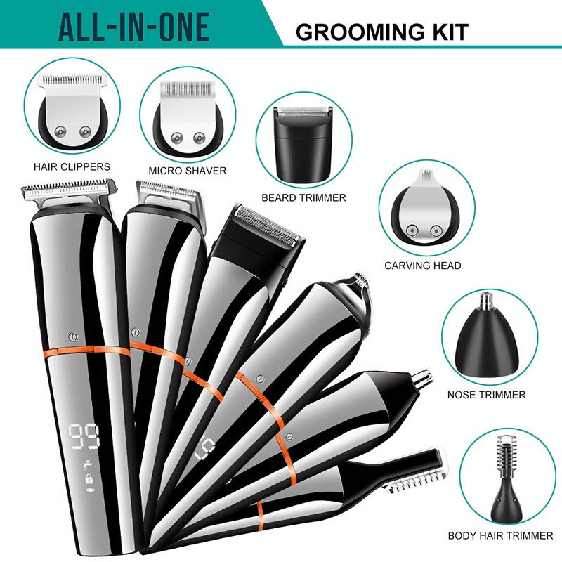 6 in 1 Multifunctional Hair Clippers Electric  Set