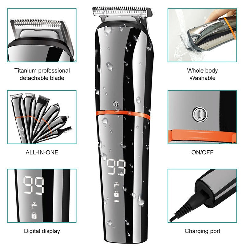 6 in 1 Multifunctional Hair Clippers Electric  Set