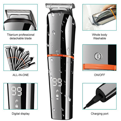 6 in 1 Multifunctional Hair Clippers Electric  Set