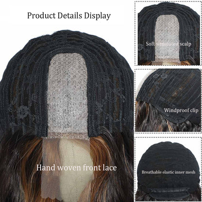 Small Lace Wig Headsets with Intermediate  Long Curly Wigs