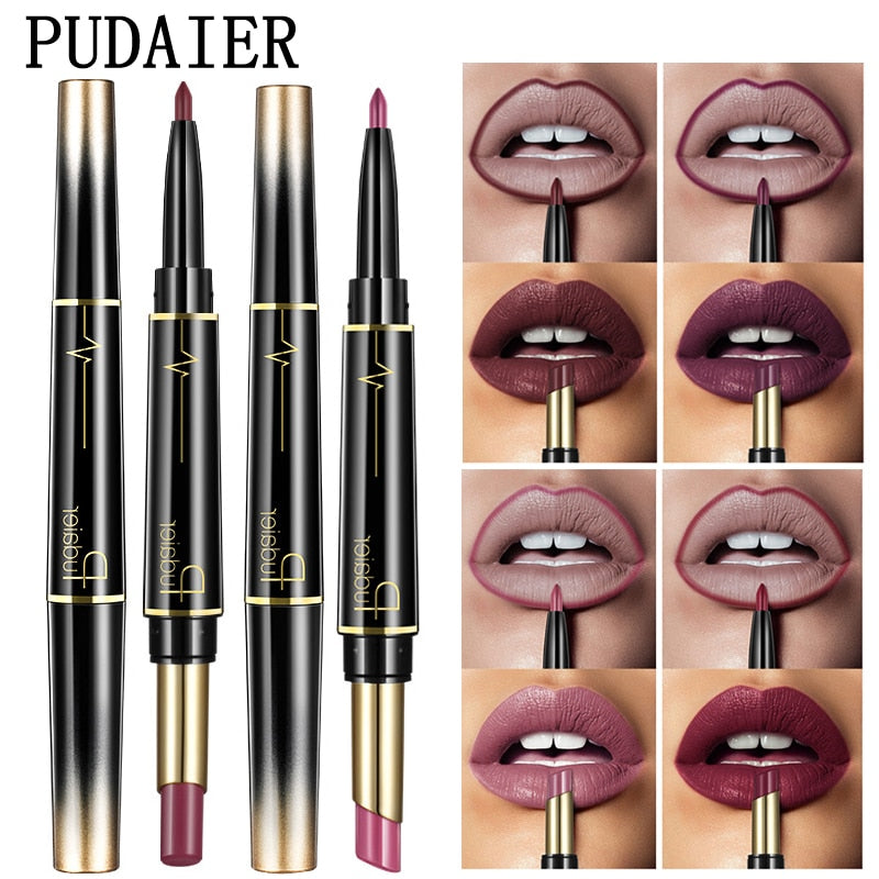 Matte Lipstick Wateproof Double Ended Long Lasting