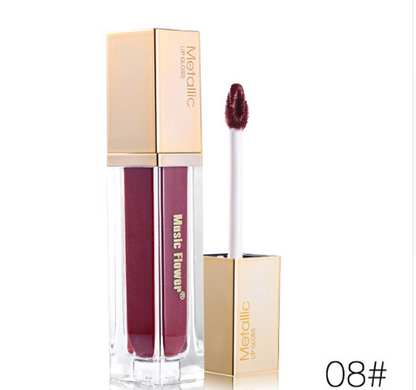 Lipstick Soft Metallic Matte Lipstick Liquid Waterproof