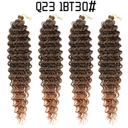 African crochet hair wig Deep Wave