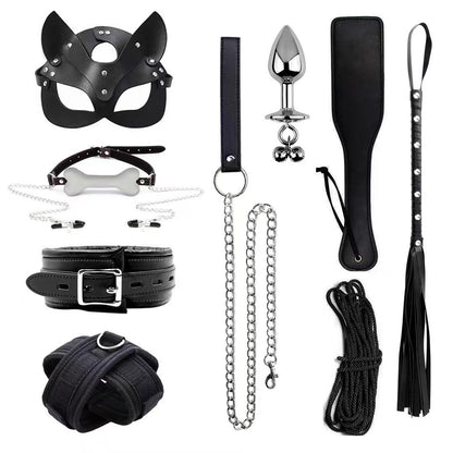 Set Handcuffs Ankle Cuffs Conditioning Bondage Alternative Toys