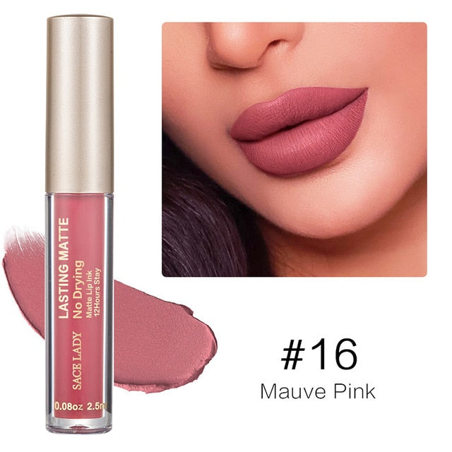 Make Up Waterproof Nude Lipstick Long Lasting