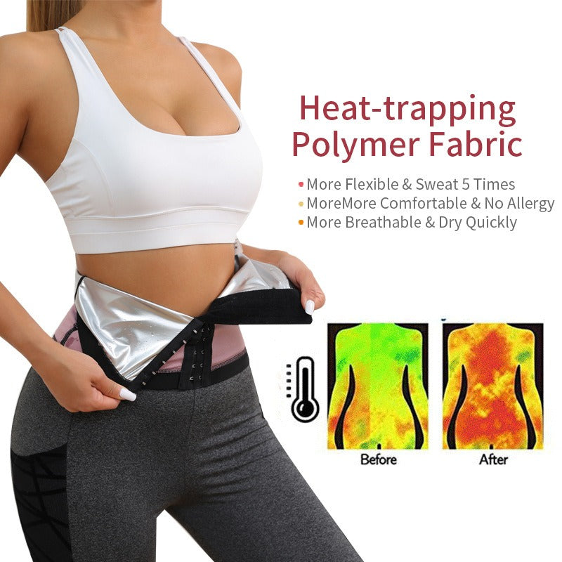 Women's waist belt for fitness and waist tightening