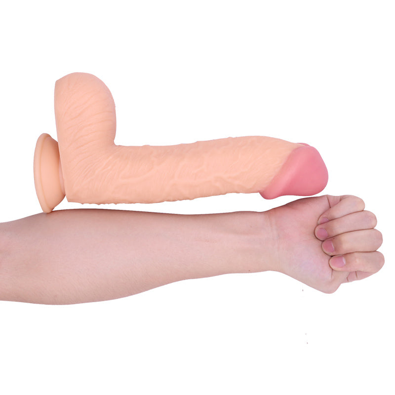 Female super long super coarse sex health care product large simulation penis (11 Inch)