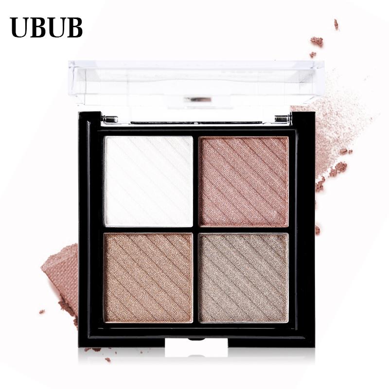 4 Colors Eyeshadow Shimmer Natural  Beauty Makeup Palette