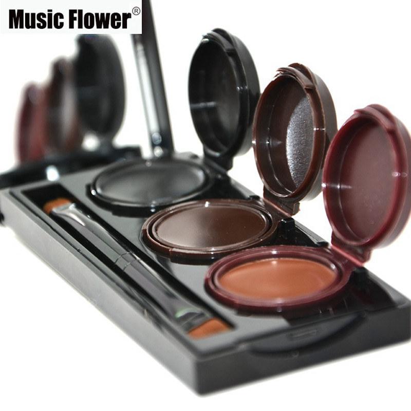 Makeup Eyeliner Gel & Eyebrow Powder Palette Waterproof Lasting