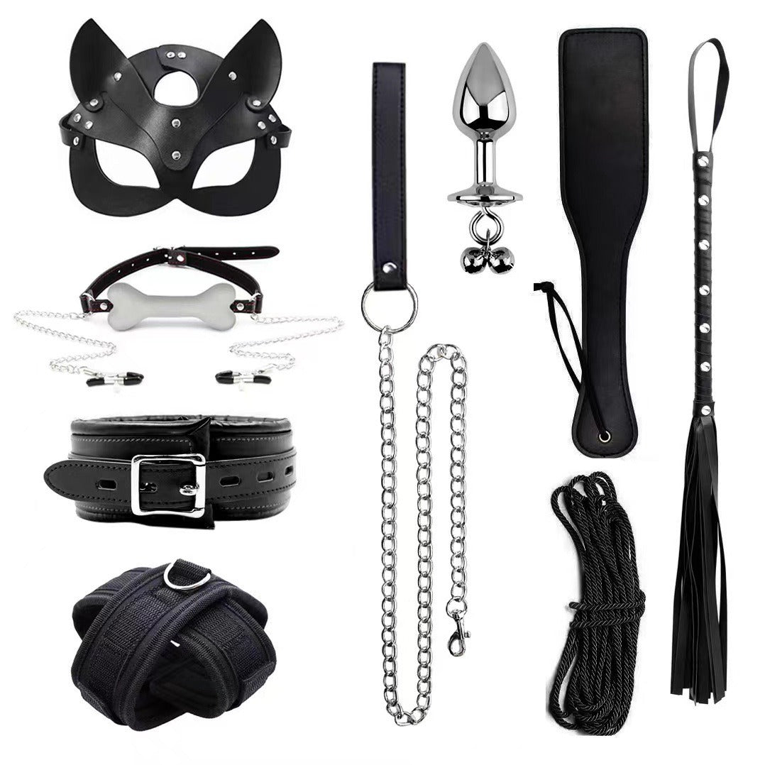 Set Handcuffs Ankle Cuffs Conditioning Bondage Alternative Toys