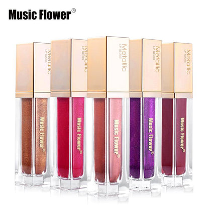 Lipstick Soft Metallic Matte Lipstick Liquid Waterproof