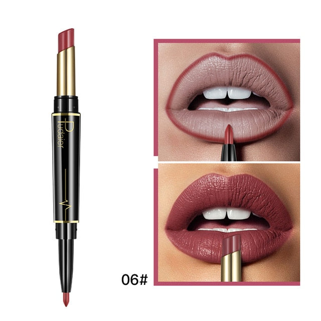 Matte Lipstick Wateproof Double Ended Long Lasting